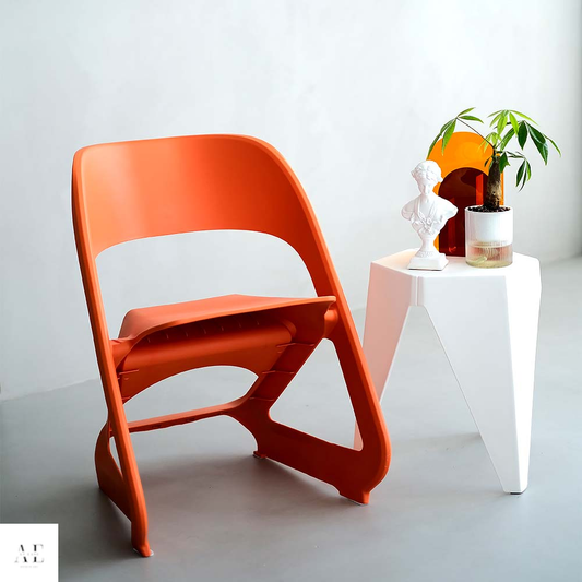 ArtissIn artistic dining Chairs - Orange (4pcs)