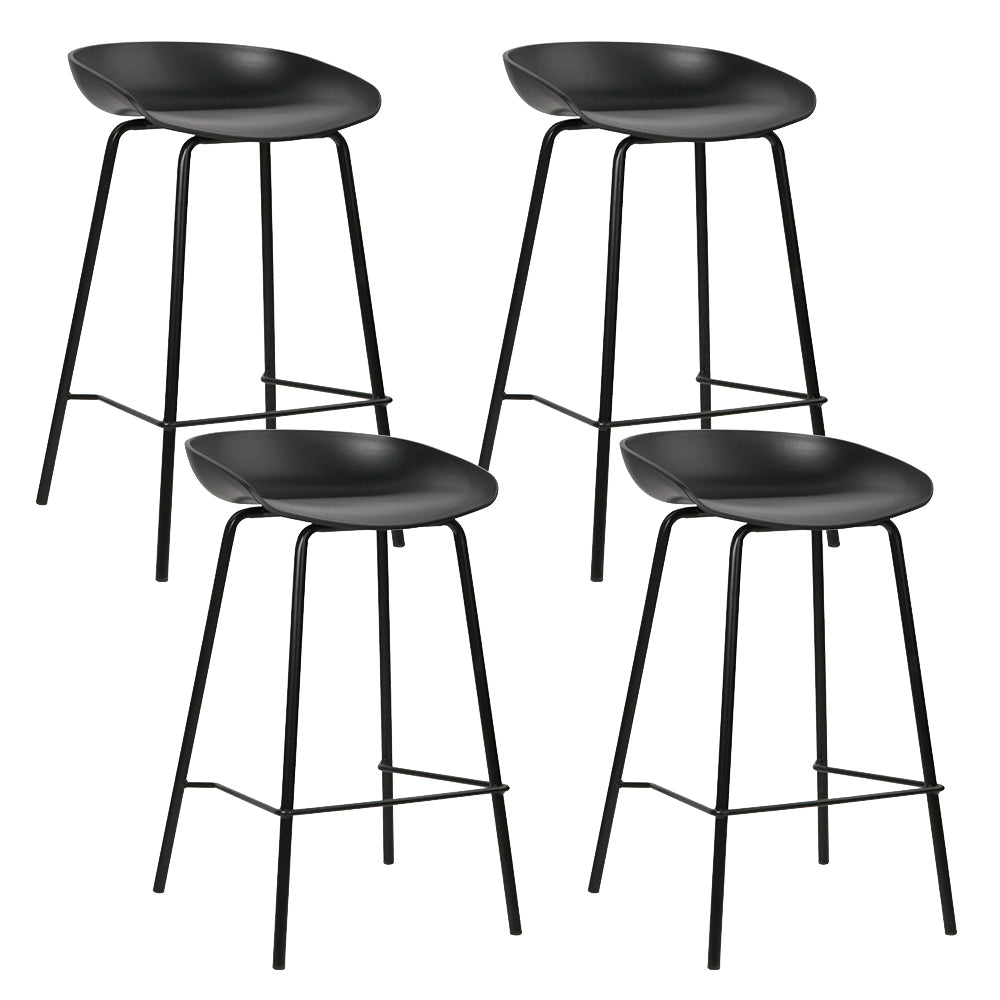 artiss 4x bar stools kitchen counter stools metal