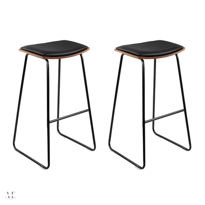 Artiss Counter Stools - Metal (2pcs)