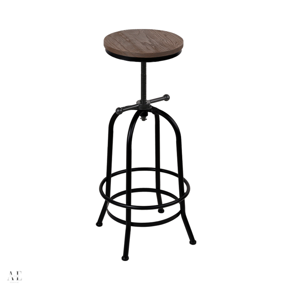 ease bar stools adjustable - wood