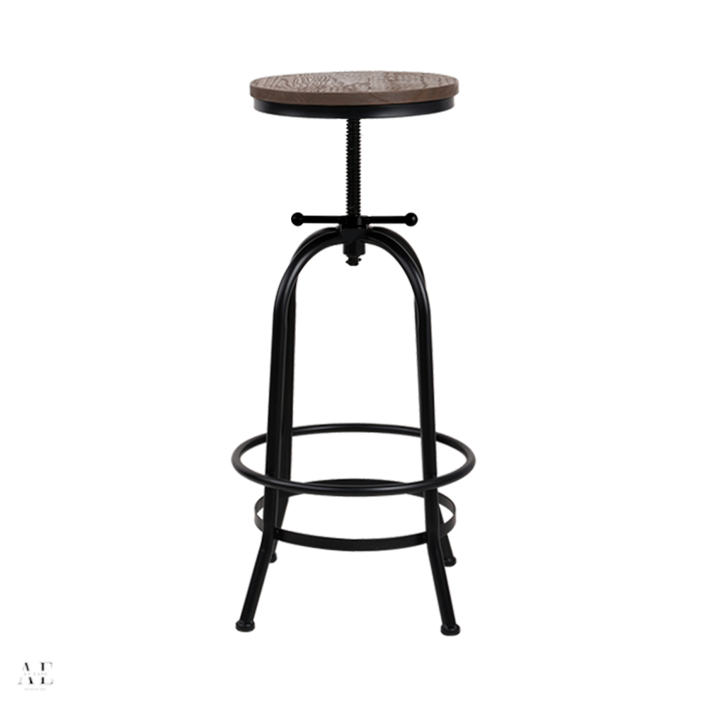 ease bar stools adjustable - wood