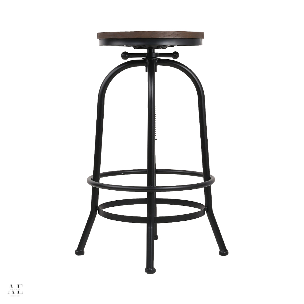 ease bar stools adjustable - wood