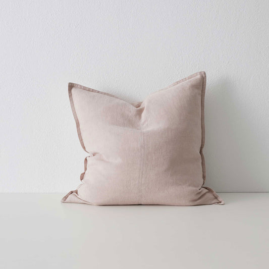 Como panelled European Linen - Blush