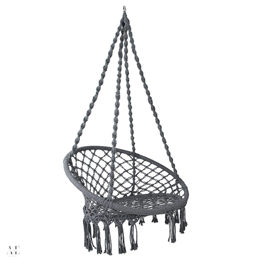 Serenity swing Hanging Macrame Cotton - Grey