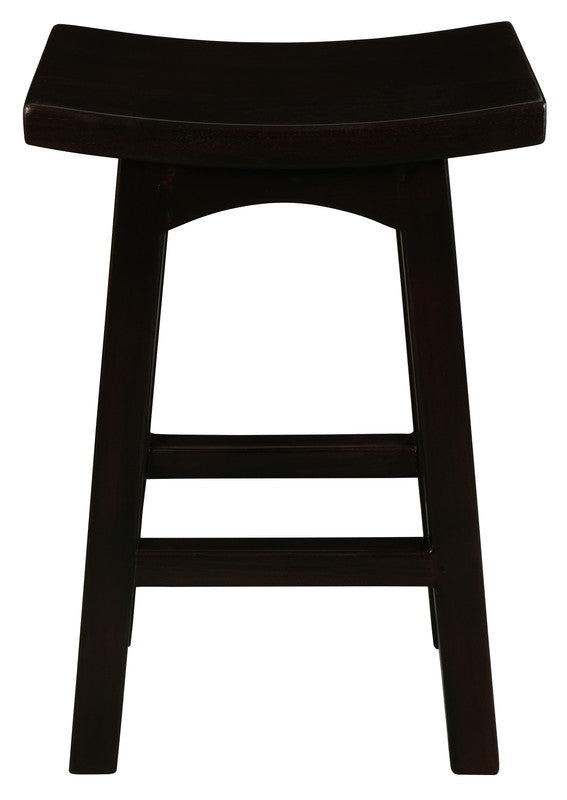 tokyo timber kitchen counter stool (chocolate)