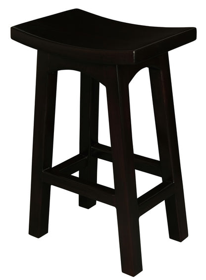 Tokyo Timber Kitchen Counter Stool (Chocolate)