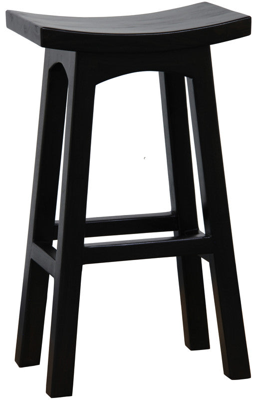 tokyo solid mahogany timber barstool (chocolate)