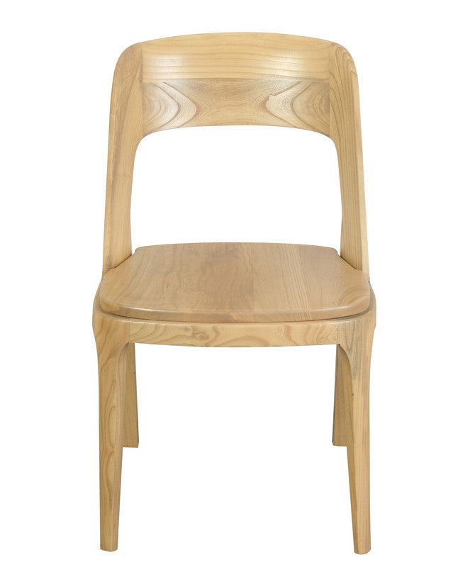 loft oak dining chair - set of 2 (natural)