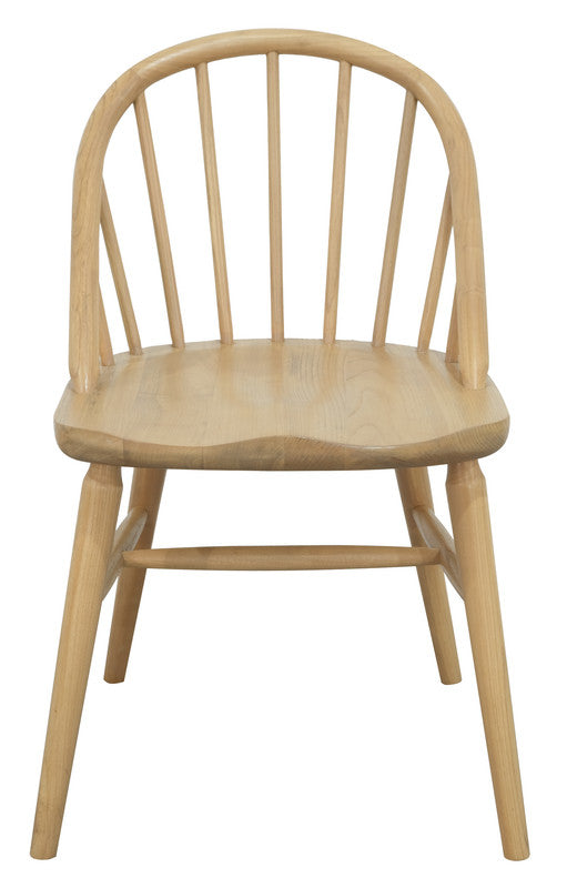 vera solid oak dining chair - set of 2 (natural)