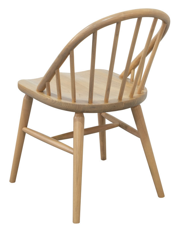 vera solid oak dining chair - set of 2 (natural)