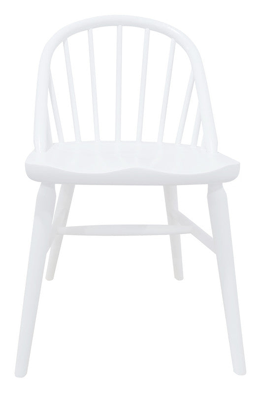 vera solid oak dining chair - set of 2 (white)