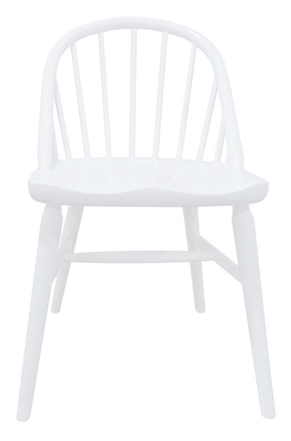 Vera Solid Oak Dining Chair - Set of 2 (White)