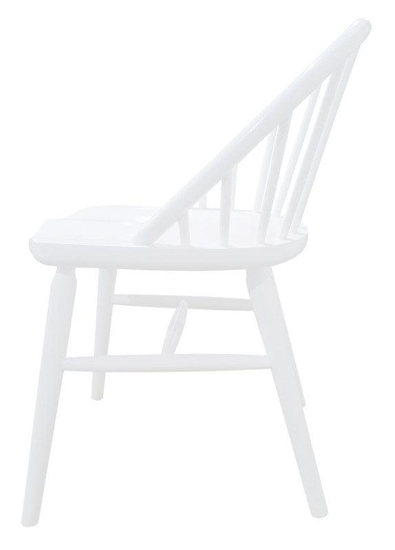 vera solid oak dining chair - set of 2 (white)