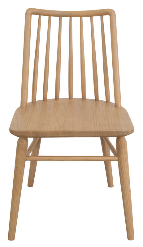 riviera solid oak dining chair - set of 2 (natural)