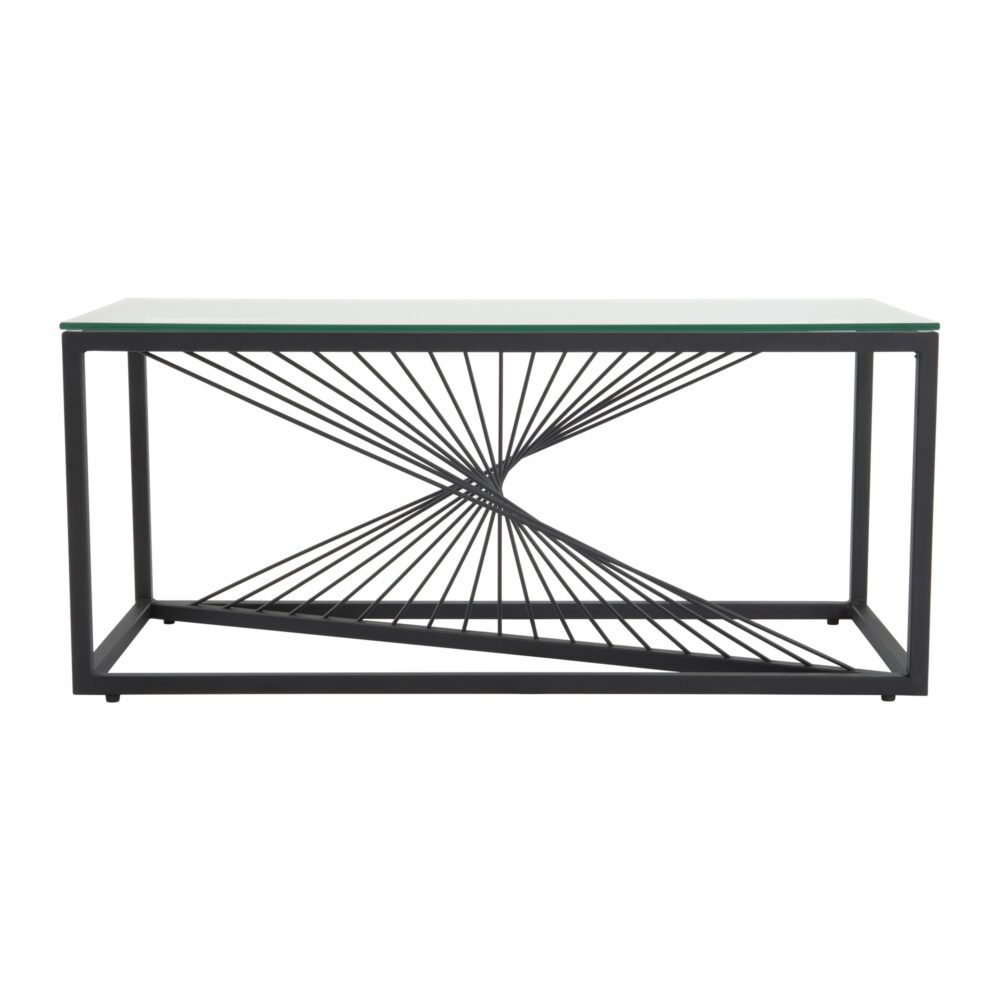 eleganza glass enclave coffee table