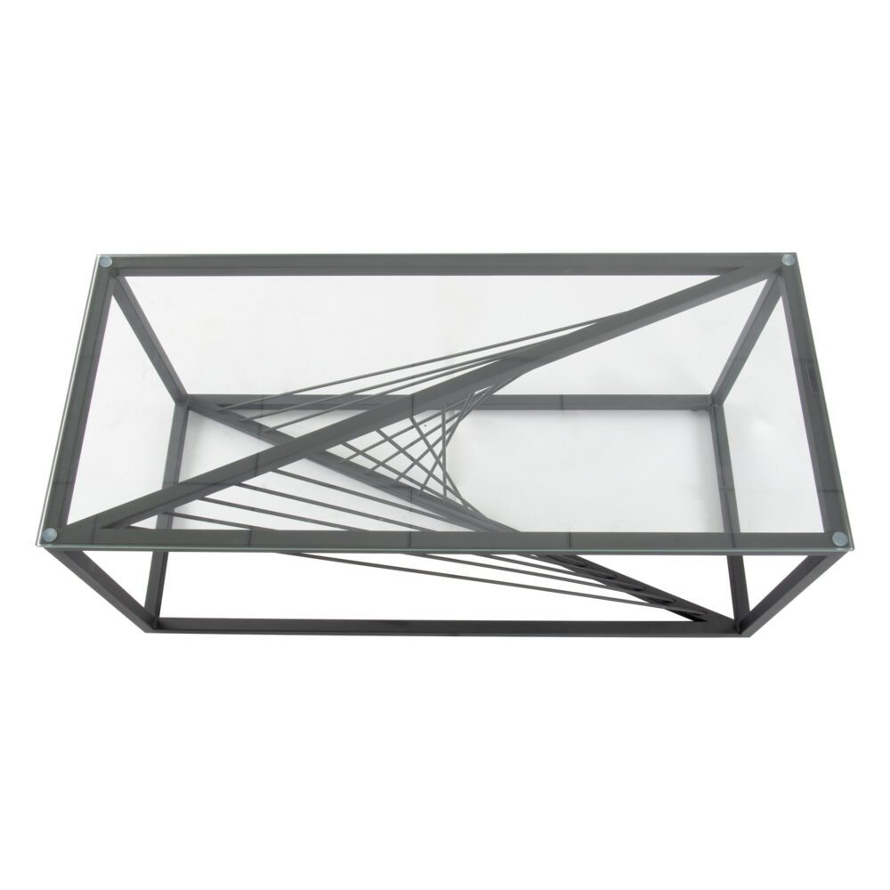 eleganza glass enclave coffee table