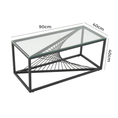 Eleganza Glass Enclave Coffee Table