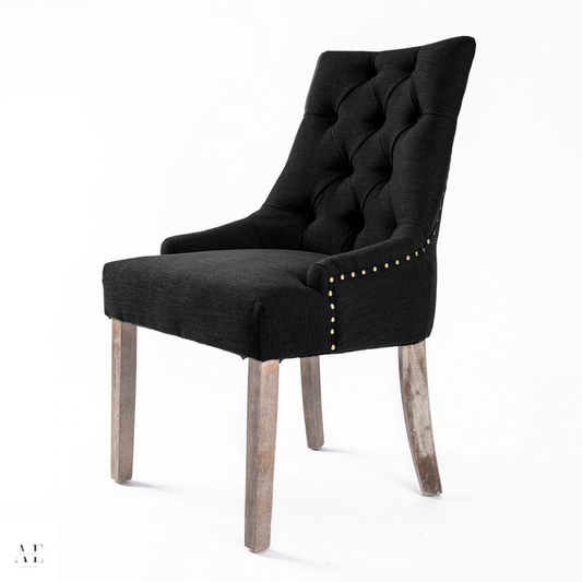 La Bella French Provincial Dining Chair Amour Oak - Dark