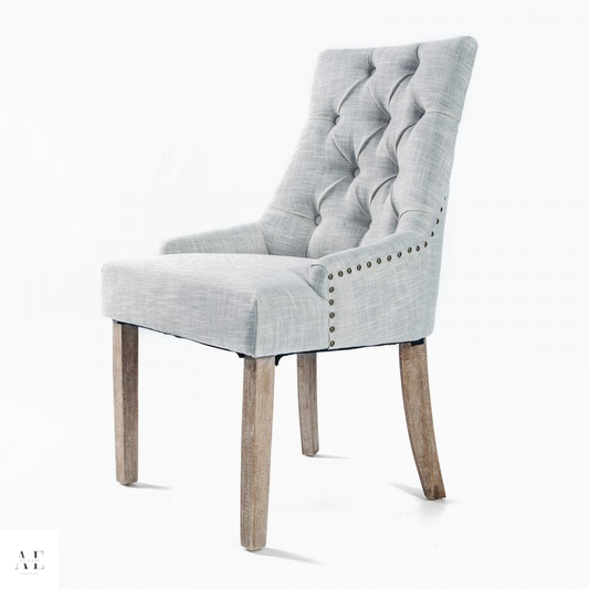 La Bella French Provincial Dining Chair Amour Oak - Grey